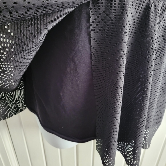 Swim Top Lattice Neckline 1x - Picture 4 of 6